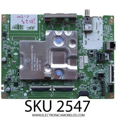 MAIN PARA TV LG / NUMERO DE PARTE EBU66262803 / 33156502 / EAX69462206(1.0) EAX69462206 / 66262801 / MODELO 55NANO75UPA. AUSCLJM